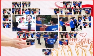 爱心，，，，，在这里转达&mdash;&mdash;中岳店献爱心捐钱运动